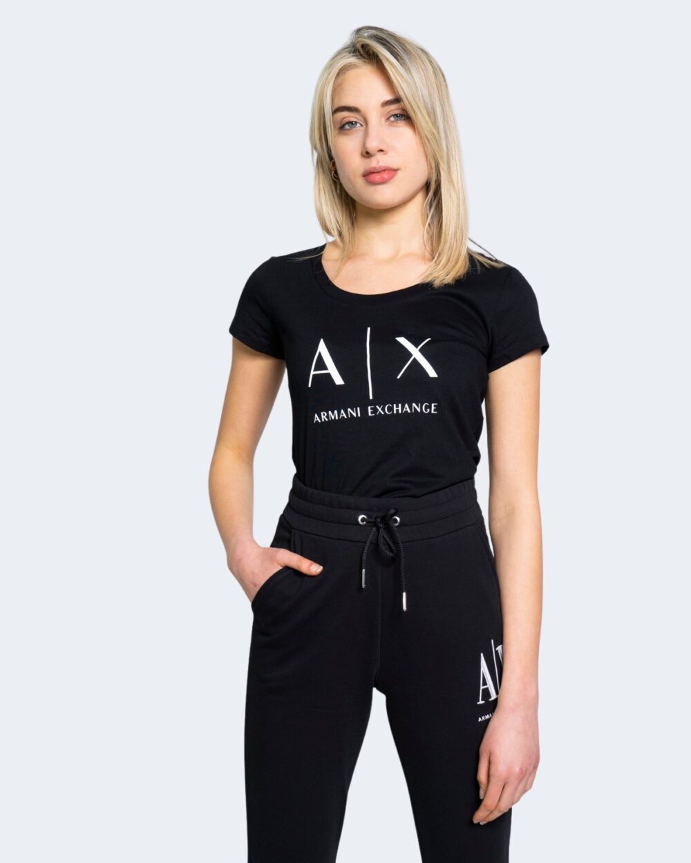 T-shirt Armani Exchange Nero - Foto 1
