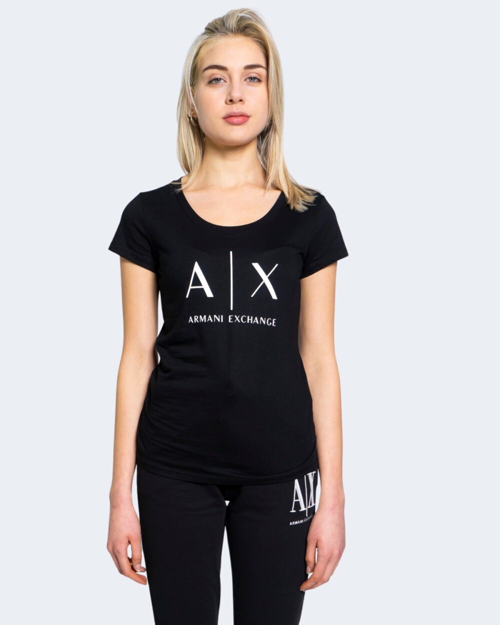 T-shirt Armani Exchange Nero - Foto 5