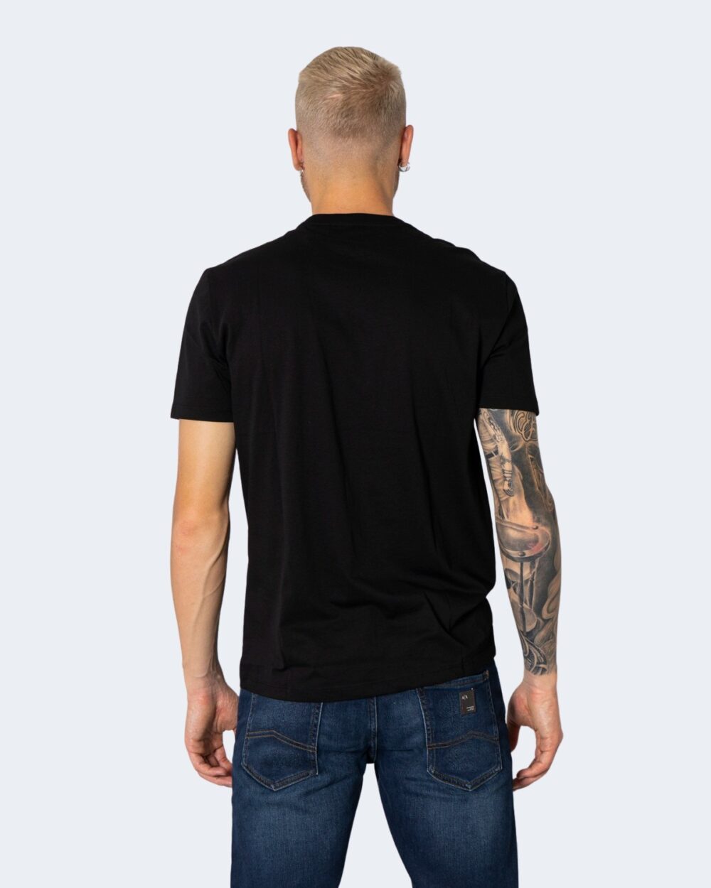 T-shirt Armani Exchange Nero - Foto 3