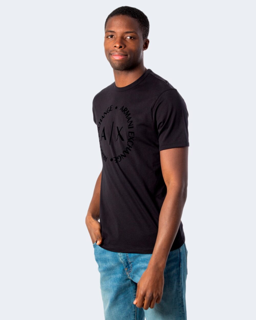T-shirt Armani Exchange Nero - Foto 1
