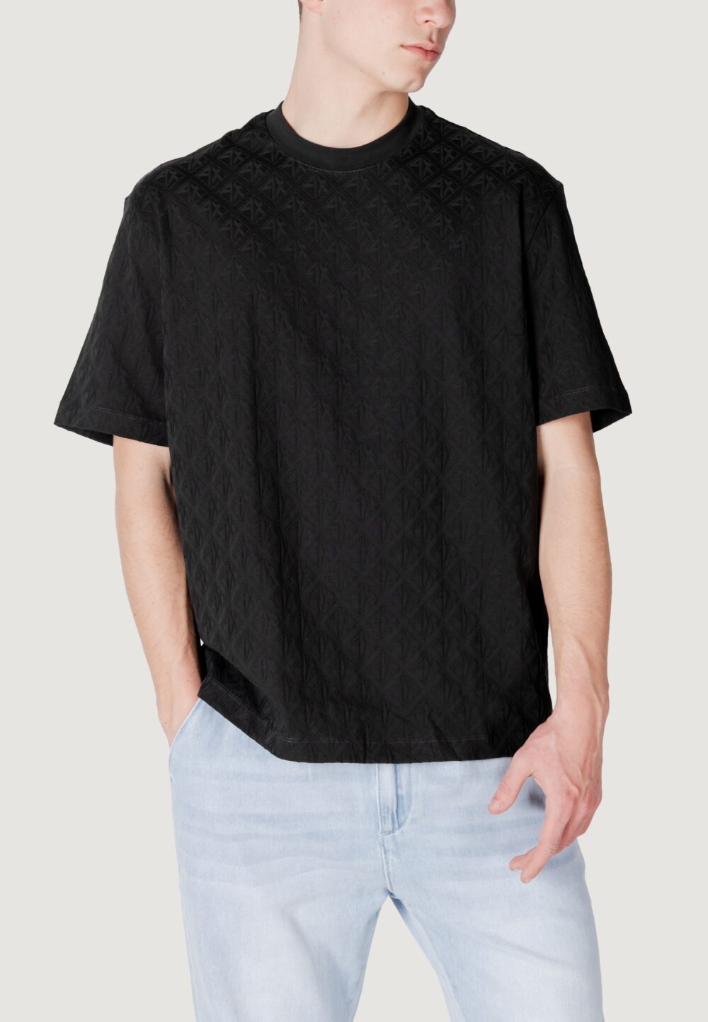 T-shirt Armani Exchange Nero - Foto 1