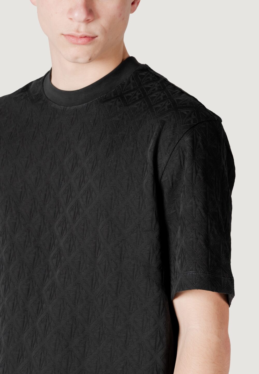 T-shirt Armani Exchange Nero - Foto 2