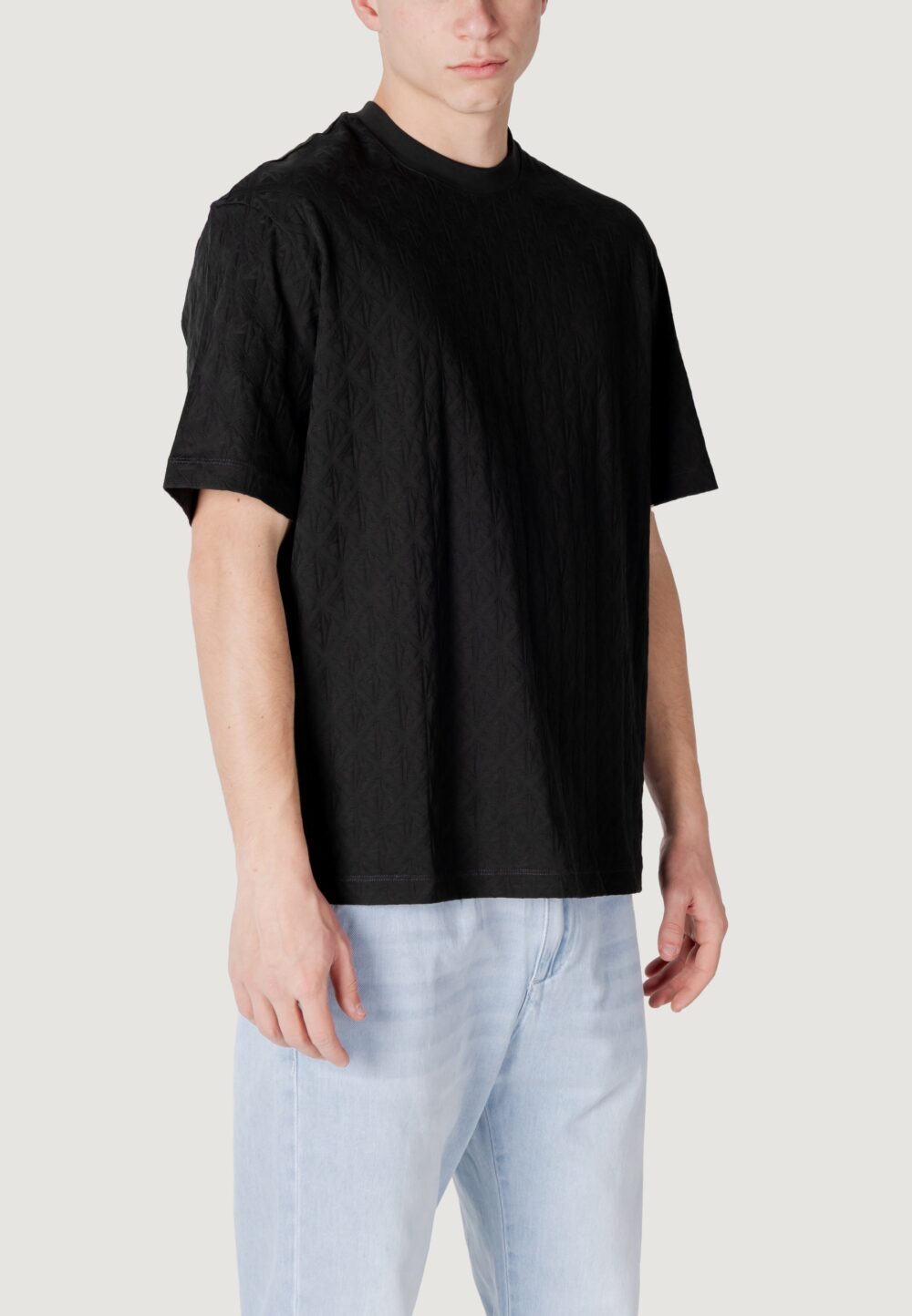 T-shirt Armani Exchange Nero - Foto 3