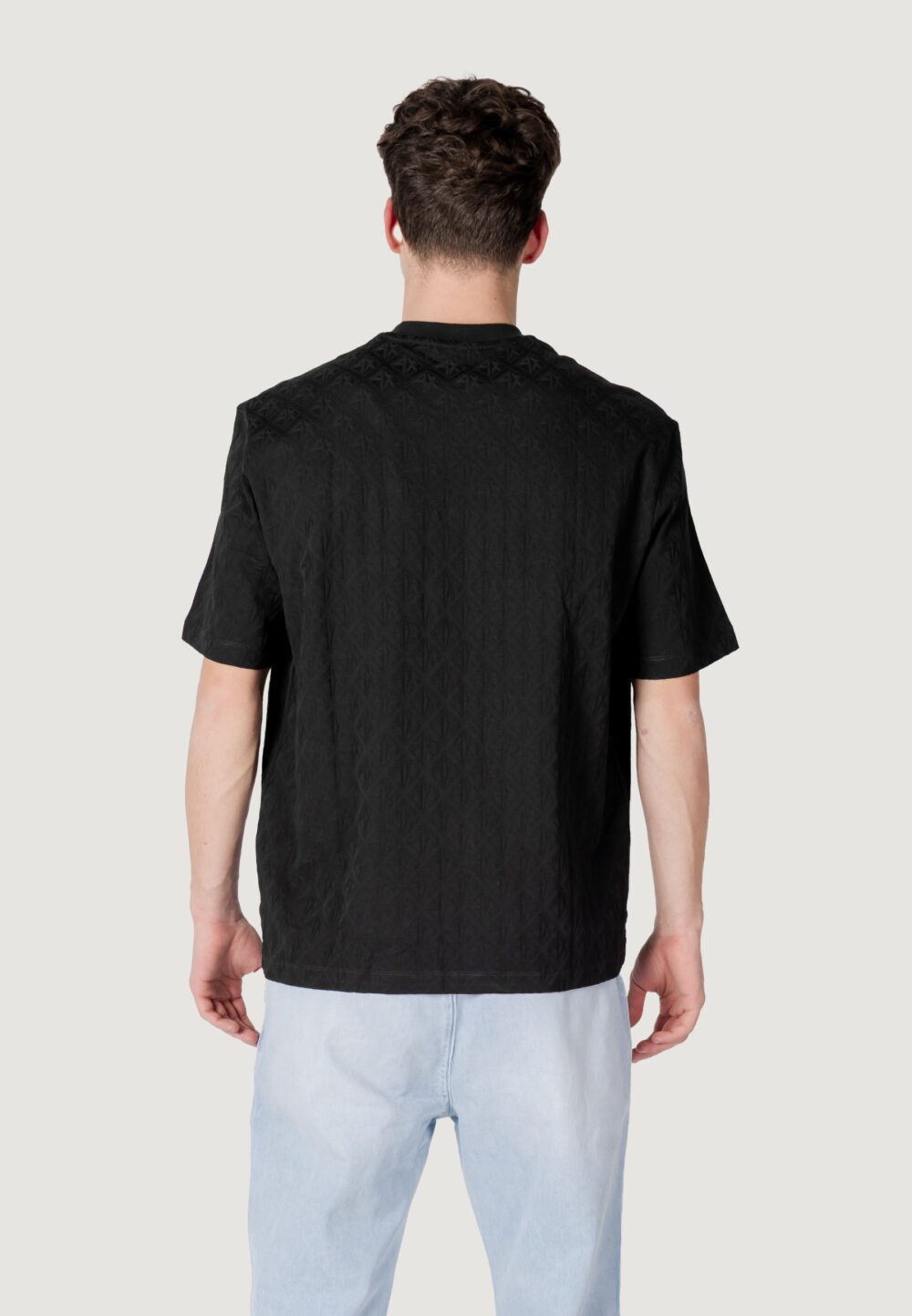T-shirt Armani Exchange Nero - Foto 5