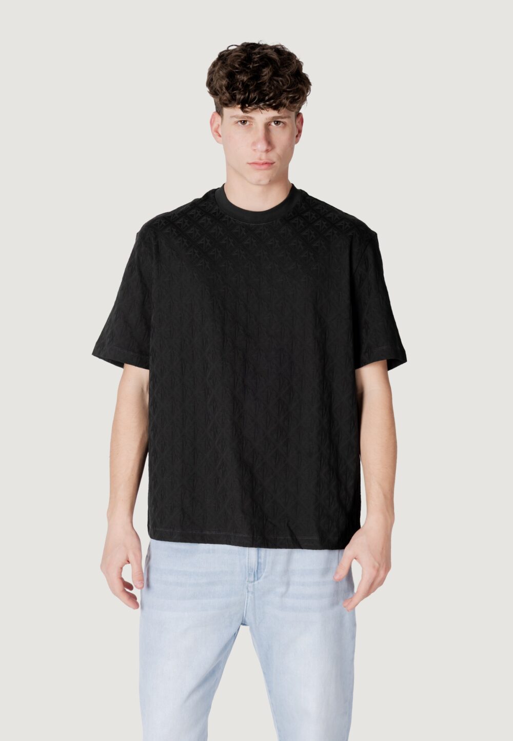 T-shirt Armani Exchange Nero - Foto 7