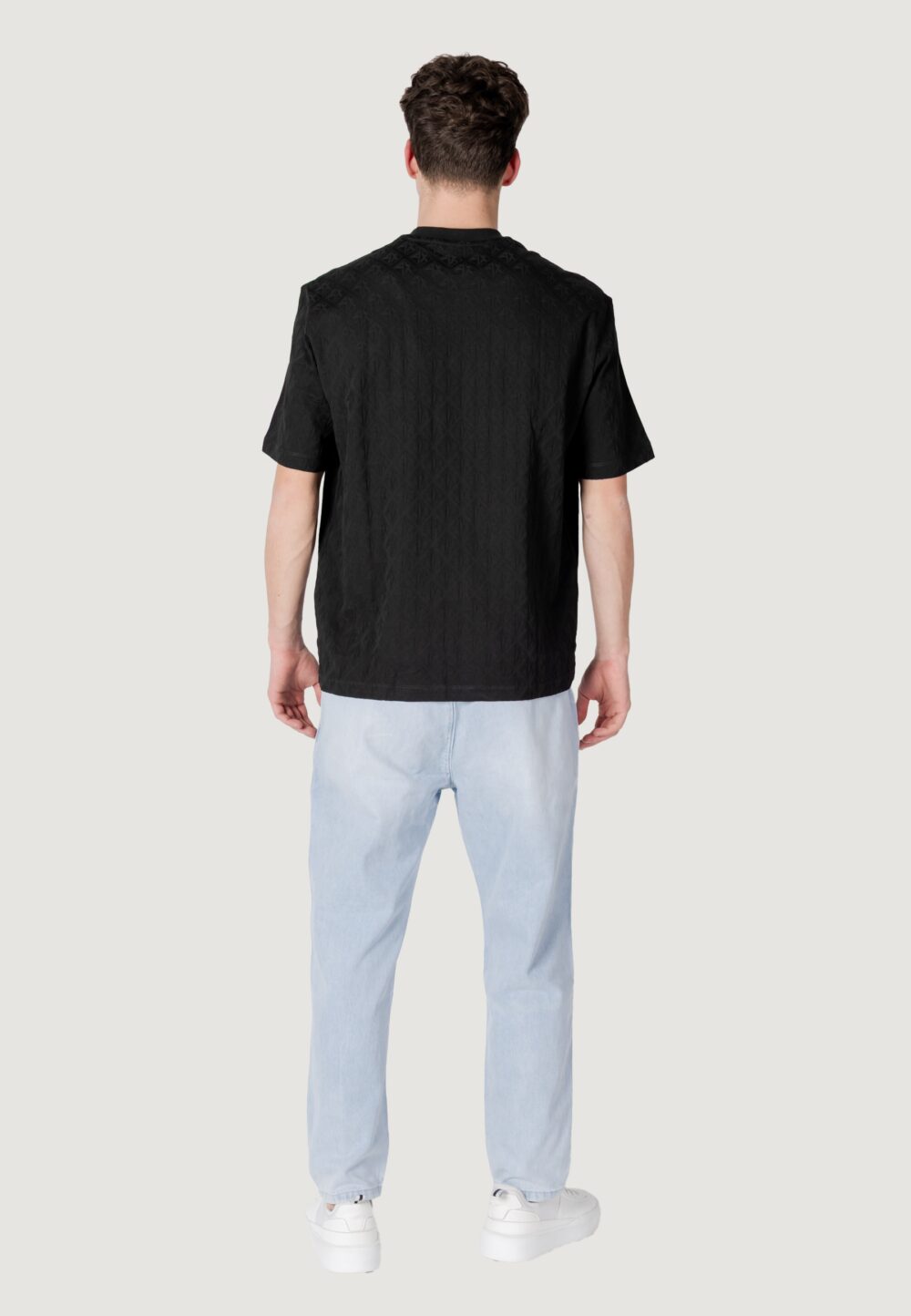 T-shirt Armani Exchange Nero - Foto 9