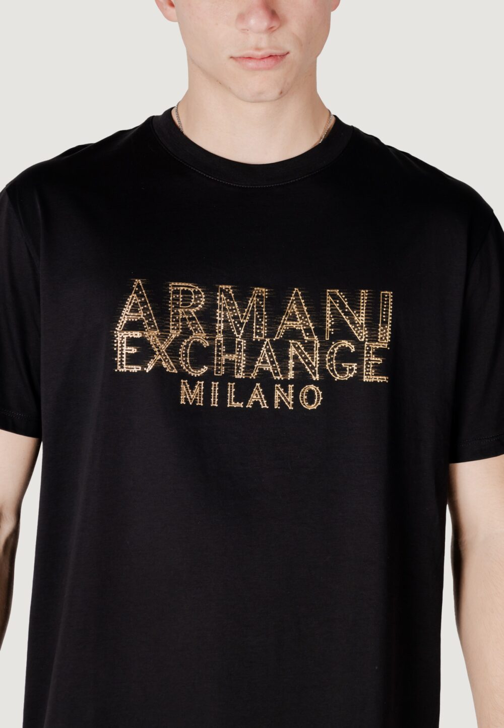 T-shirt Armani Exchange Nero - Foto 2
