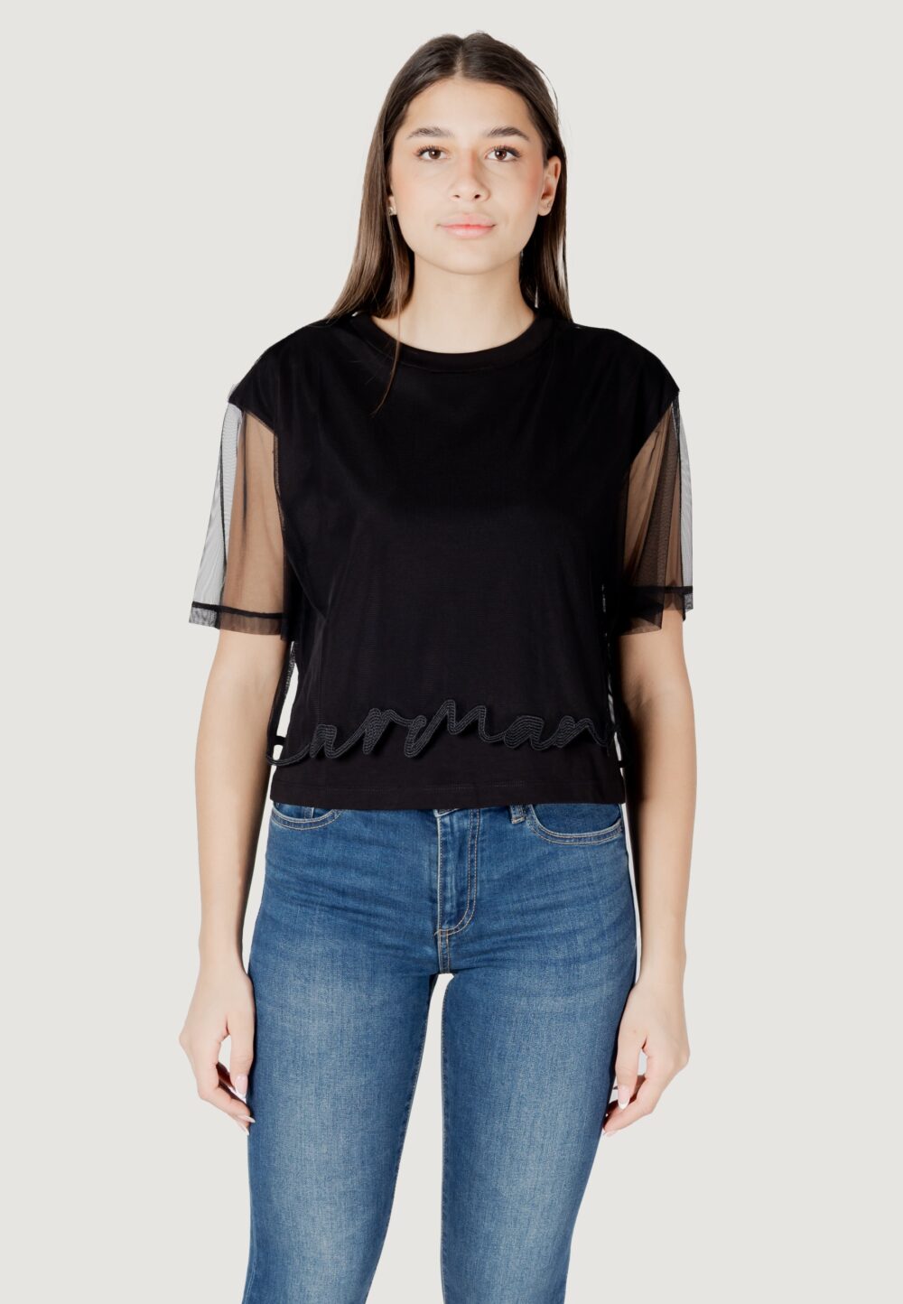 T-shirt Armani Exchange Nero - Foto 7