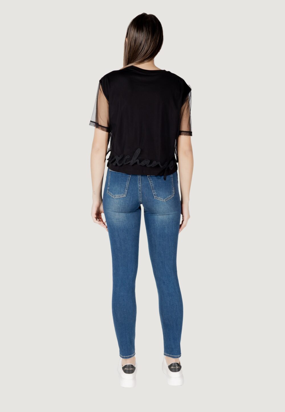 T-shirt Armani Exchange Nero - Foto 9