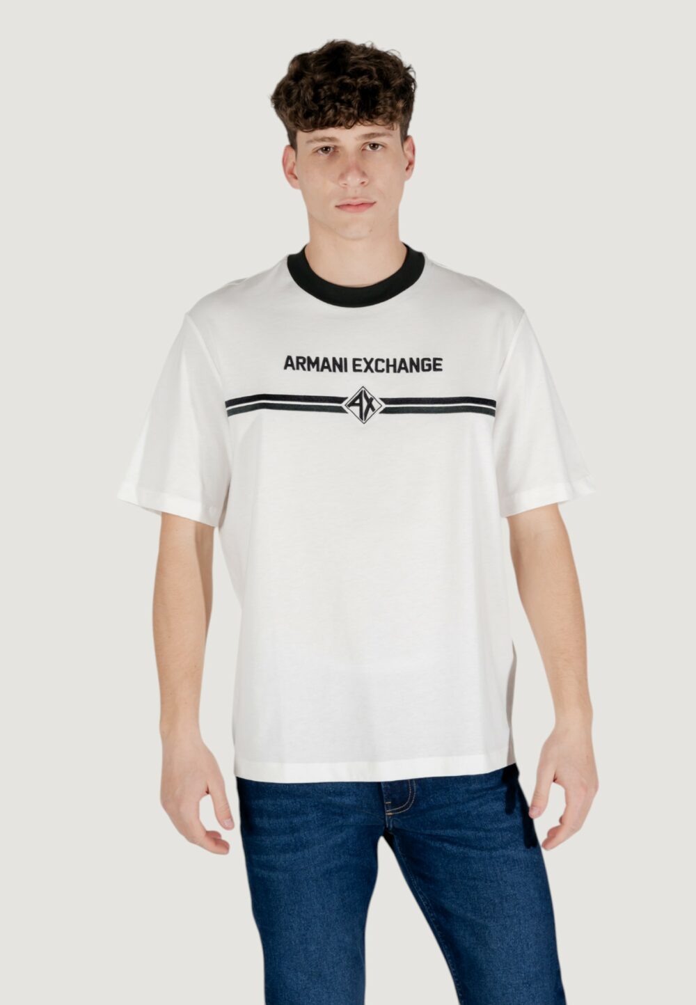 T-shirt Armani Exchange Panna - Foto 8