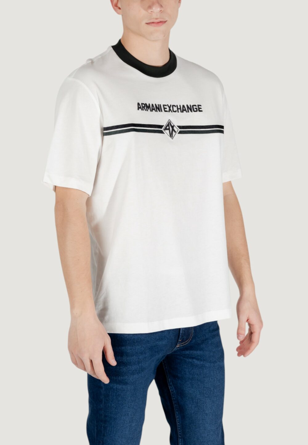 T-shirt Armani Exchange Panna - Foto 3