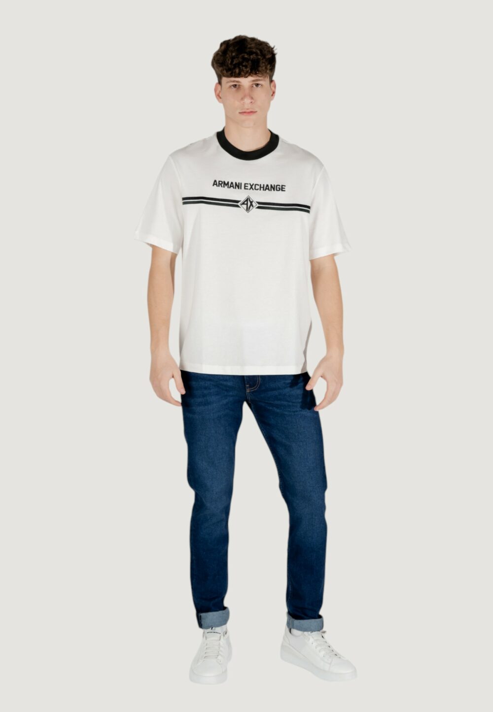 T-shirt Armani Exchange Panna - Foto 7