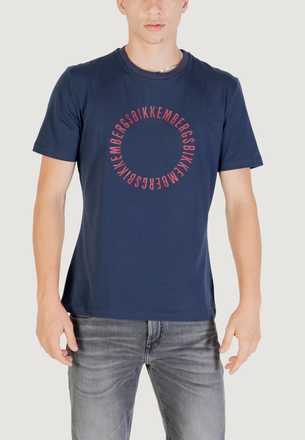 T-shirt BIKKEMBERGS Blu - Foto 1