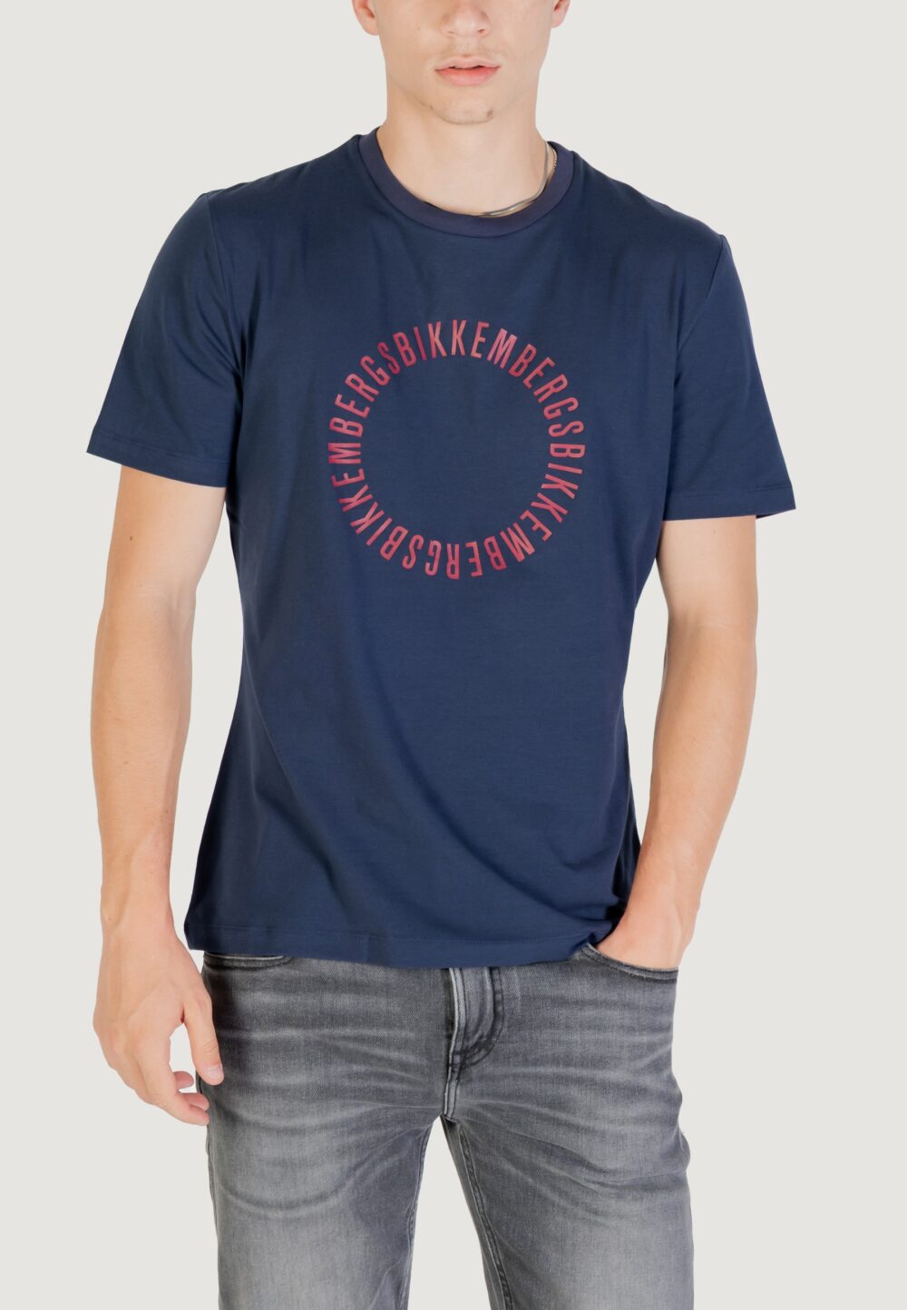 T-shirt BIKKEMBERGS Blu - Foto 2