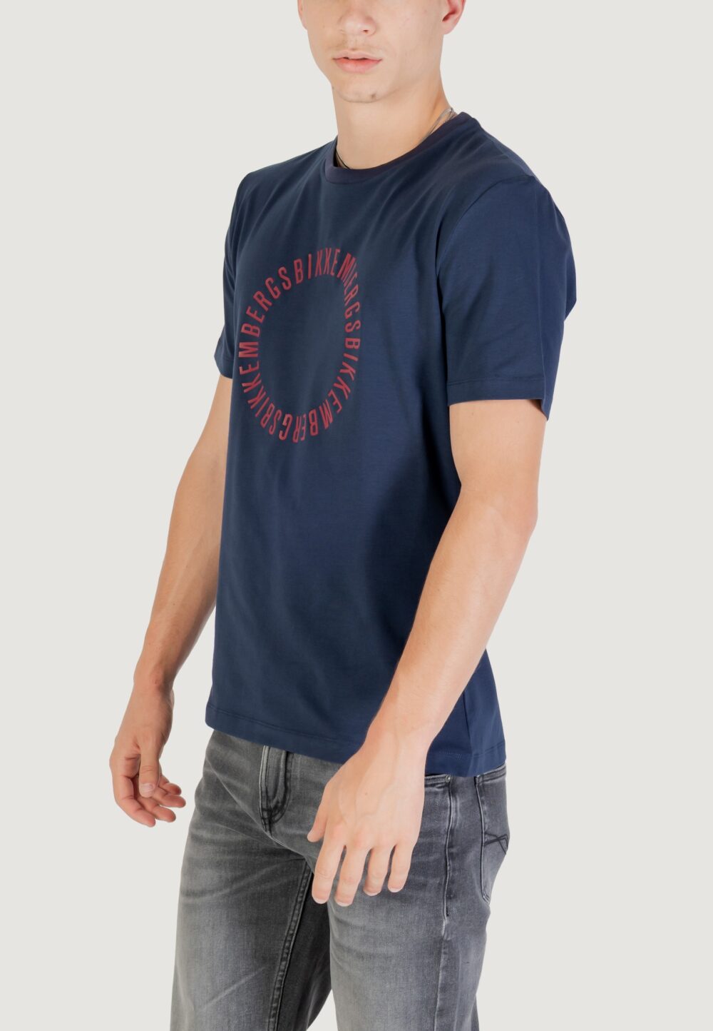 T-shirt BIKKEMBERGS Blu - Foto 3