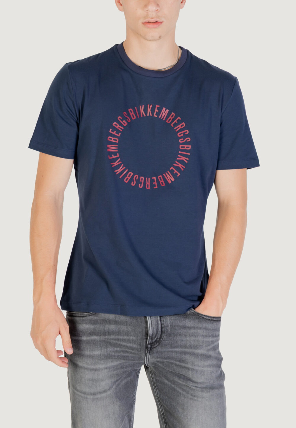 T-shirt BIKKEMBERGS Blu - Foto 6
