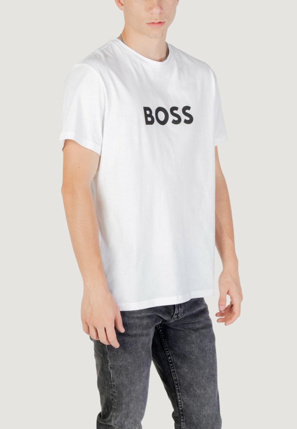 T-shirt Boss Bianco - Foto 4