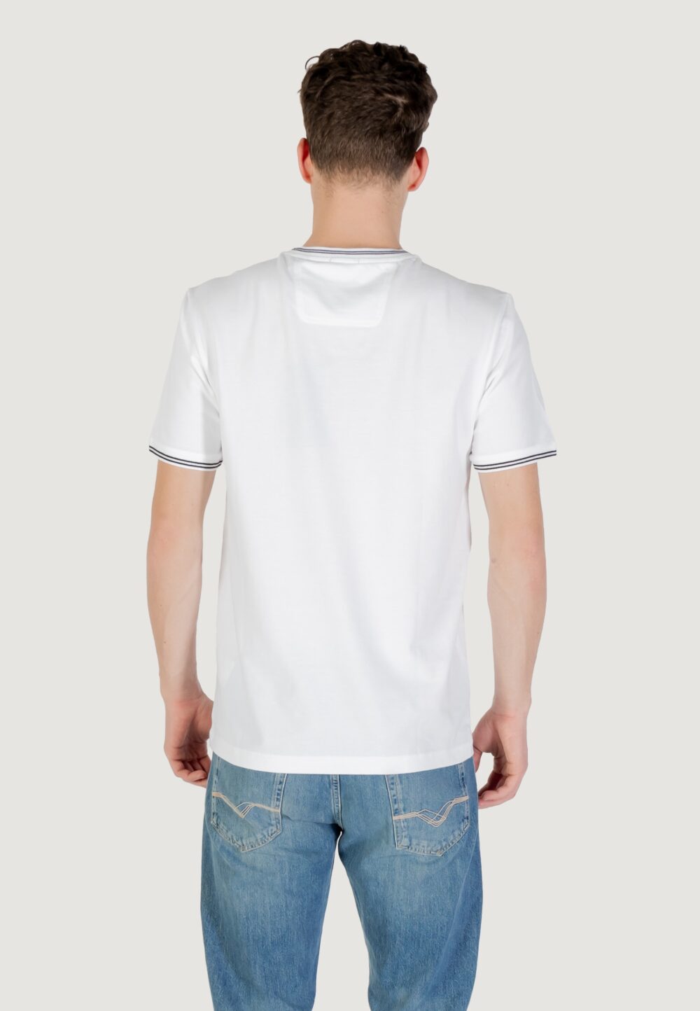 T-shirt Boss taul 10255848 01 Bianco - Foto 5