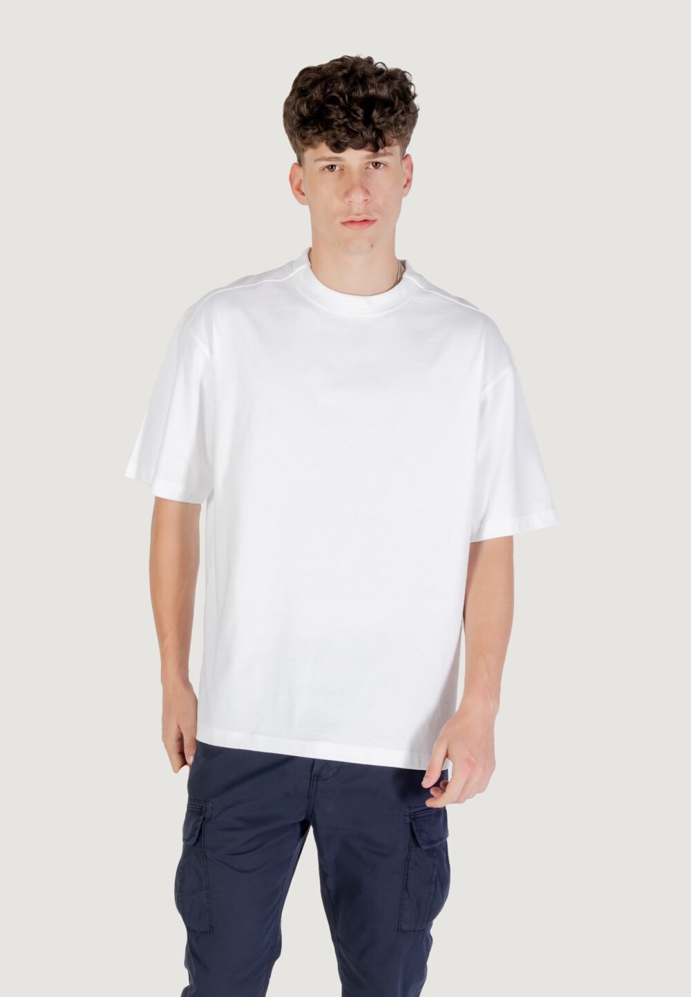 T-shirt Boss te_dye_ 10262477 01 Bianco - Foto 9
