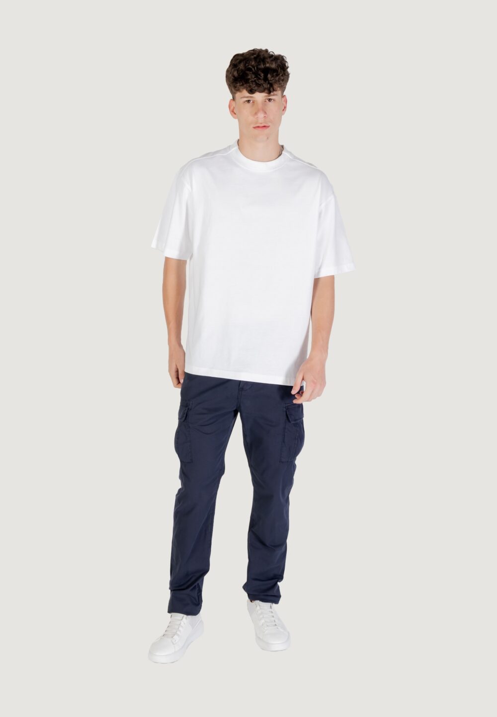 T-shirt Boss te_dye_ 10262477 01 Bianco - Foto 10
