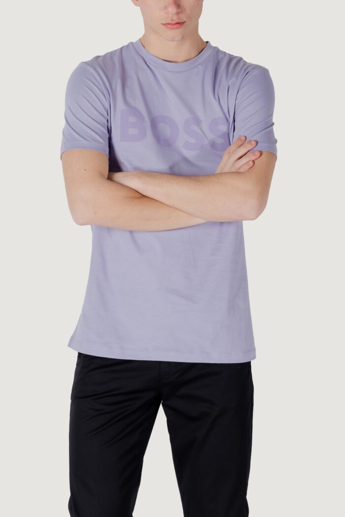 T-shirt Boss thinking 1 Lilla