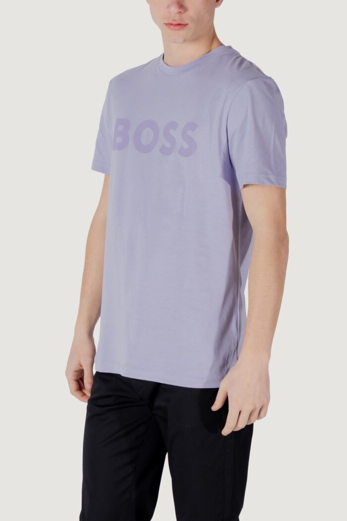T-shirt Boss thinking 1 Lilla