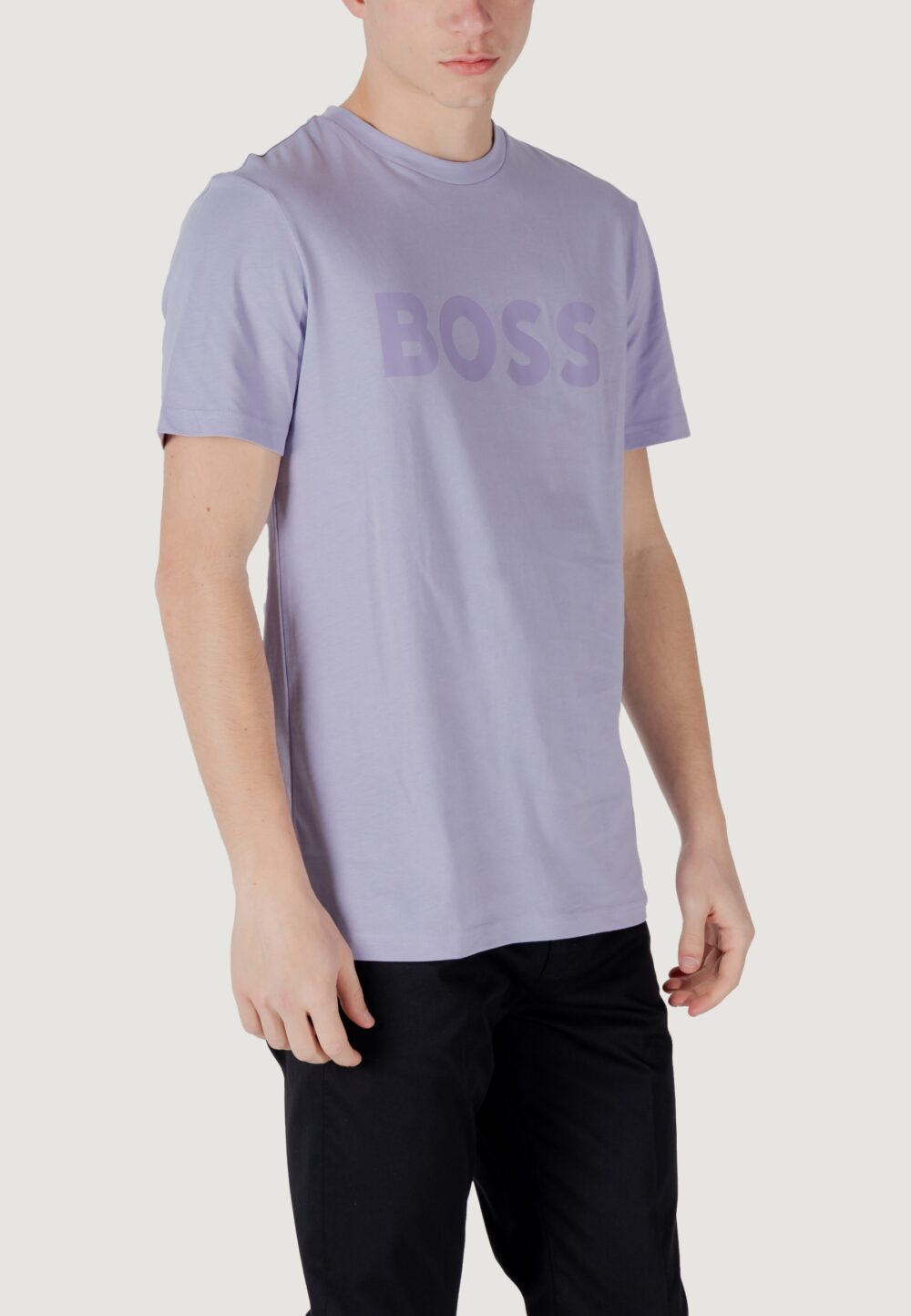 T-shirt Boss thinking 1 Lilla - Foto 3