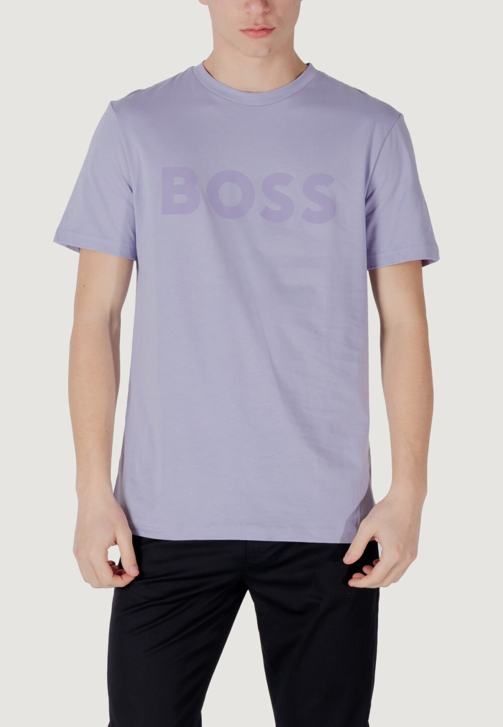 T-shirt Boss thinking 1 Lilla - Foto 4