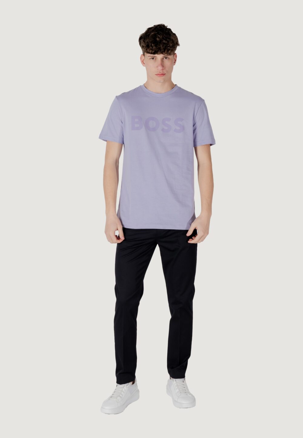 T-shirt Boss thinking 1 Lilla - Foto 6