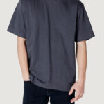 T-shirt Calvin Klein Jeans woven label relaxed Antracite - Foto 1