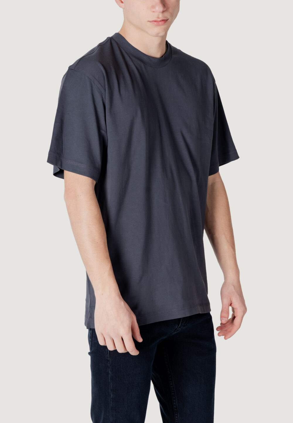 T-shirt Calvin Klein Jeans woven label relaxed Antracite - Foto 3