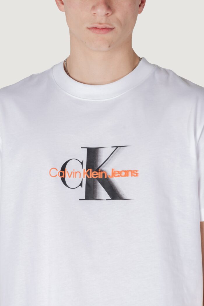 T-shirt Calvin Klein Jeans monologo shift tee Bianco