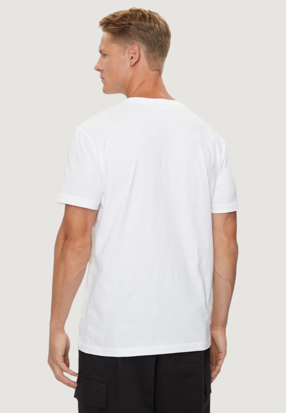 T-shirt Calvin Klein Jeans monologo tee Bianco - Foto 3