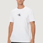 T-shirt Calvin Klein Jeans monologo tee Bianco - Foto 1