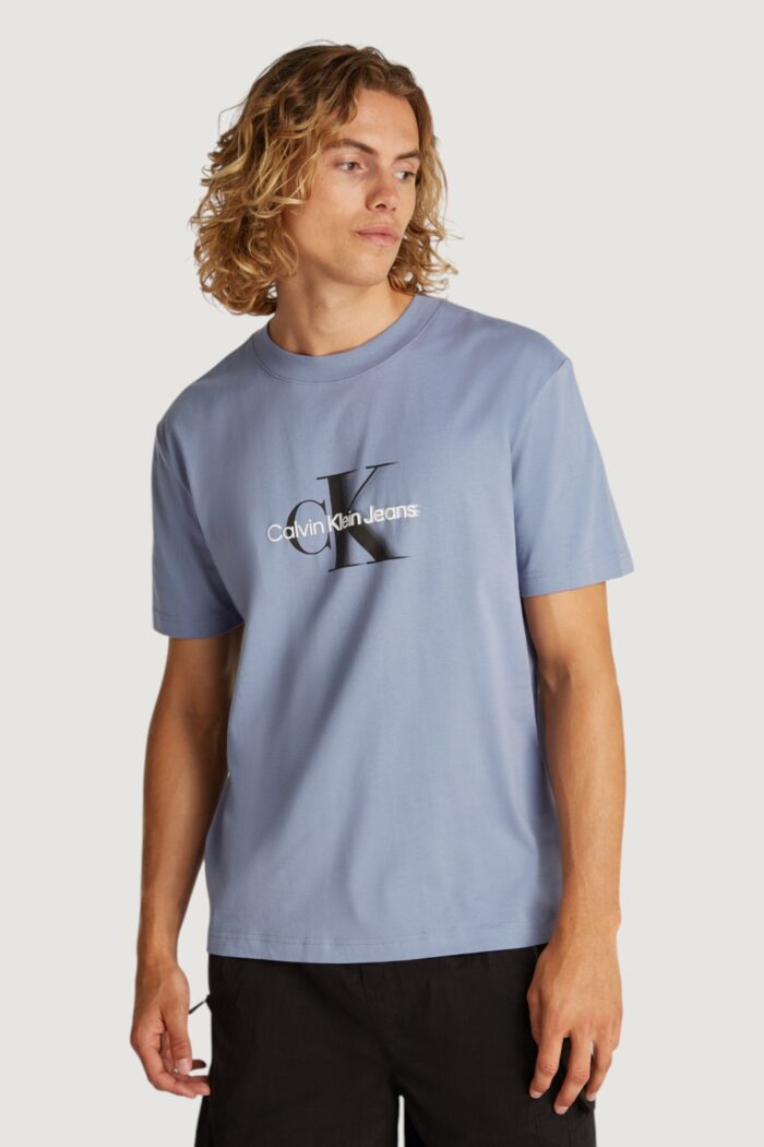 T-shirt Calvin Klein Jeans monologo shift tee Glicine