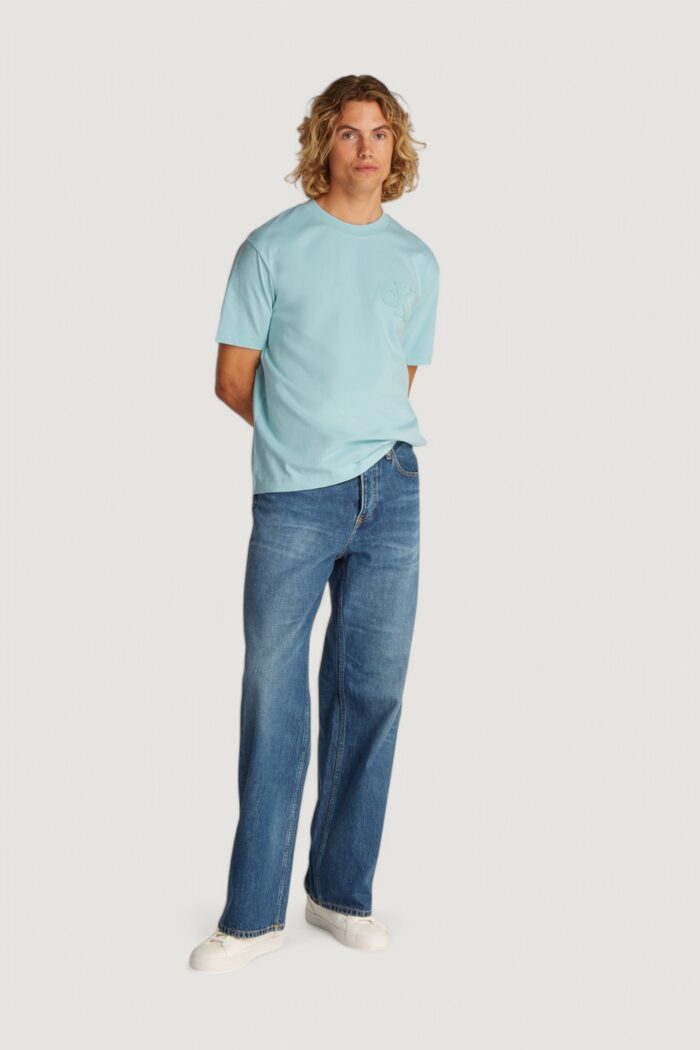 T-shirt Calvin Klein Jeans ck applique tee Menta