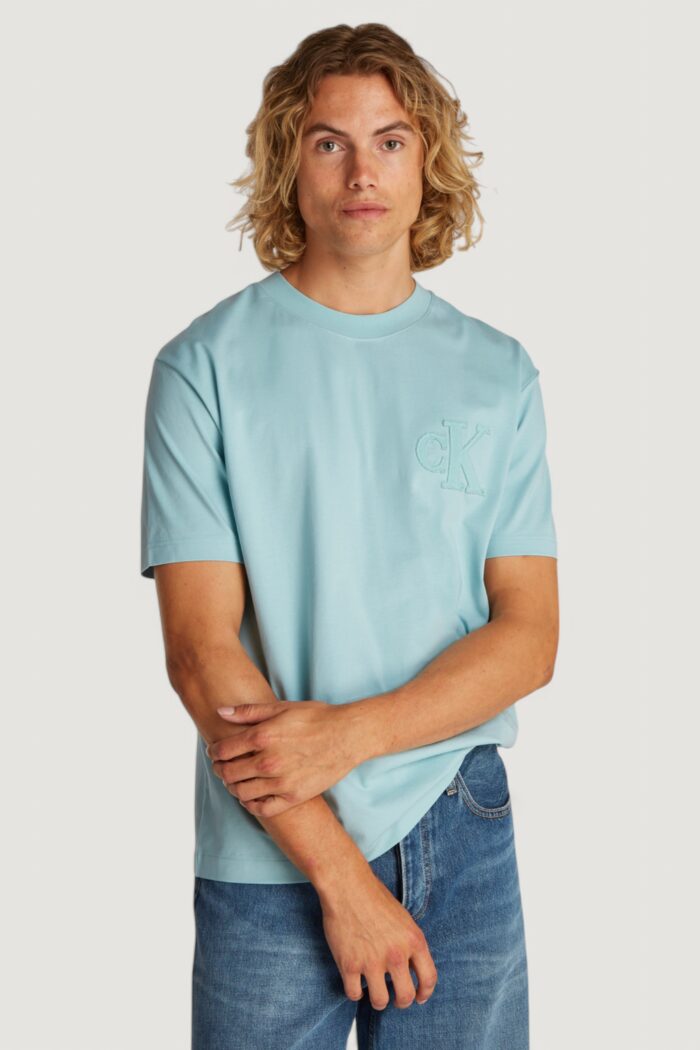 T-shirt Calvin Klein Jeans ck applique tee Menta