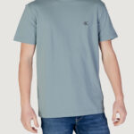 T-shirt Calvin Klein Jeans heavy regular tee Verde - Foto 1