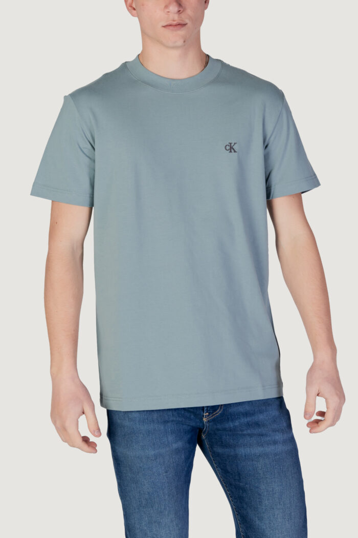 T-shirt Calvin Klein Jeans heavy regular tee Verde