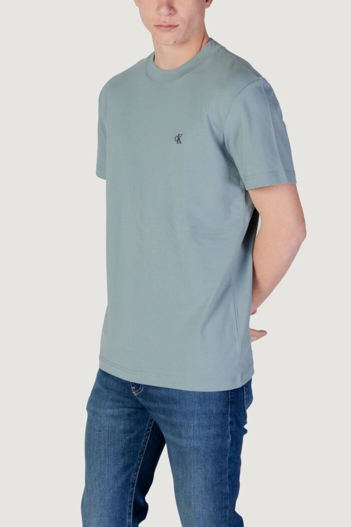 T-shirt Calvin Klein Jeans heavy regular tee Verde