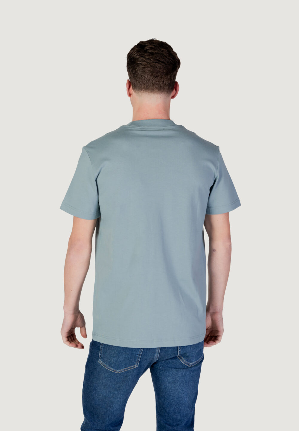 T-shirt Calvin Klein Jeans heavy regular tee Verde - Foto 4