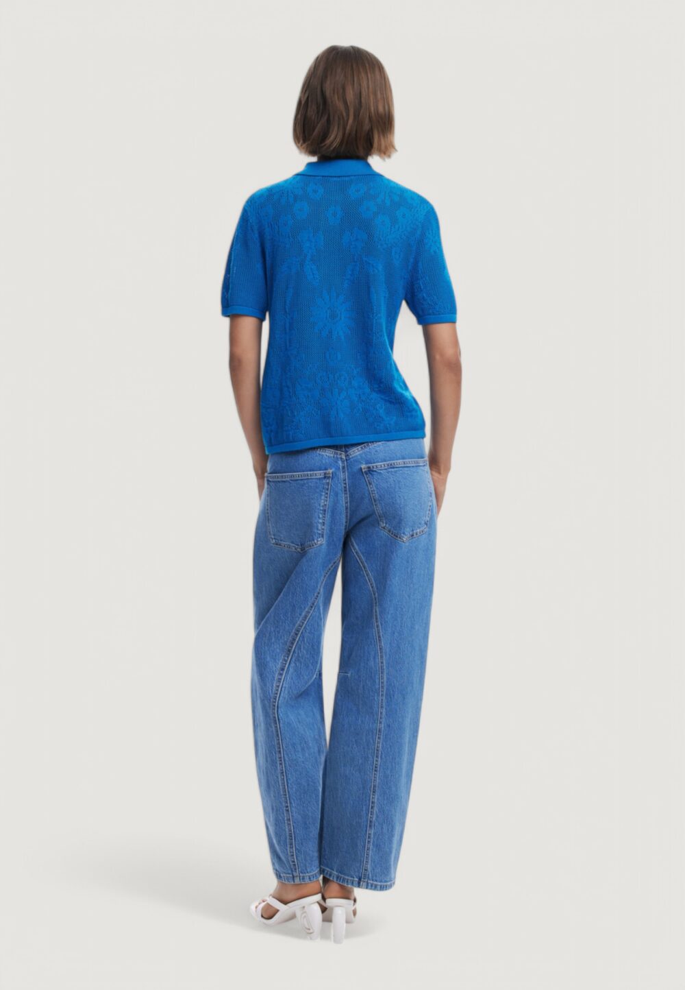T-shirt Desigual ts_ray Blu - Foto 4