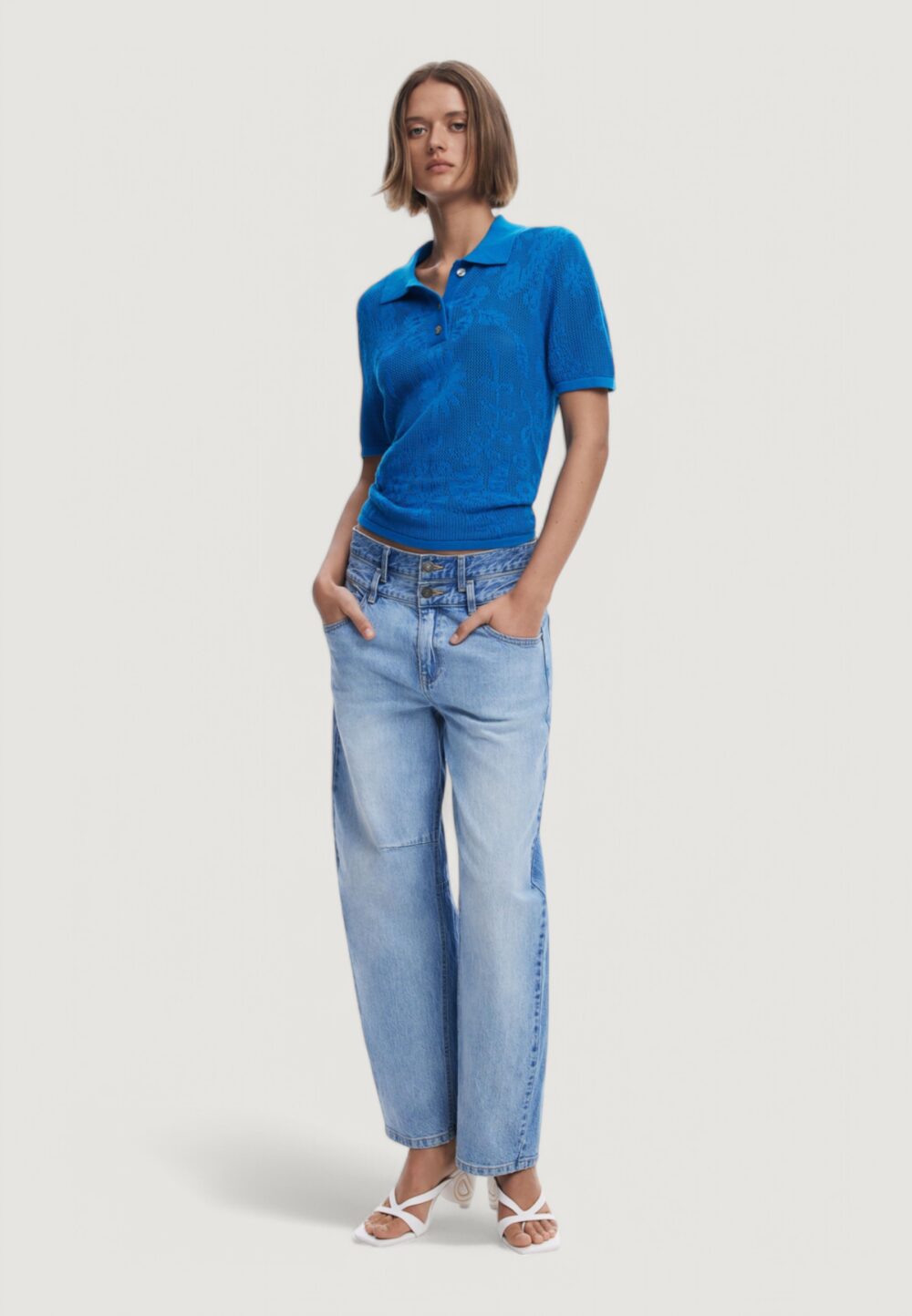 T-shirt Desigual ts_ray Blu - Foto 3