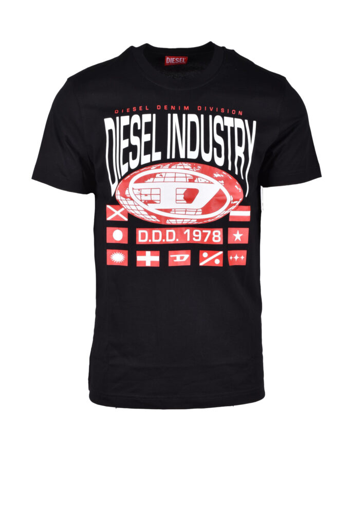 T-shirt DIESEL SPORT  Nero