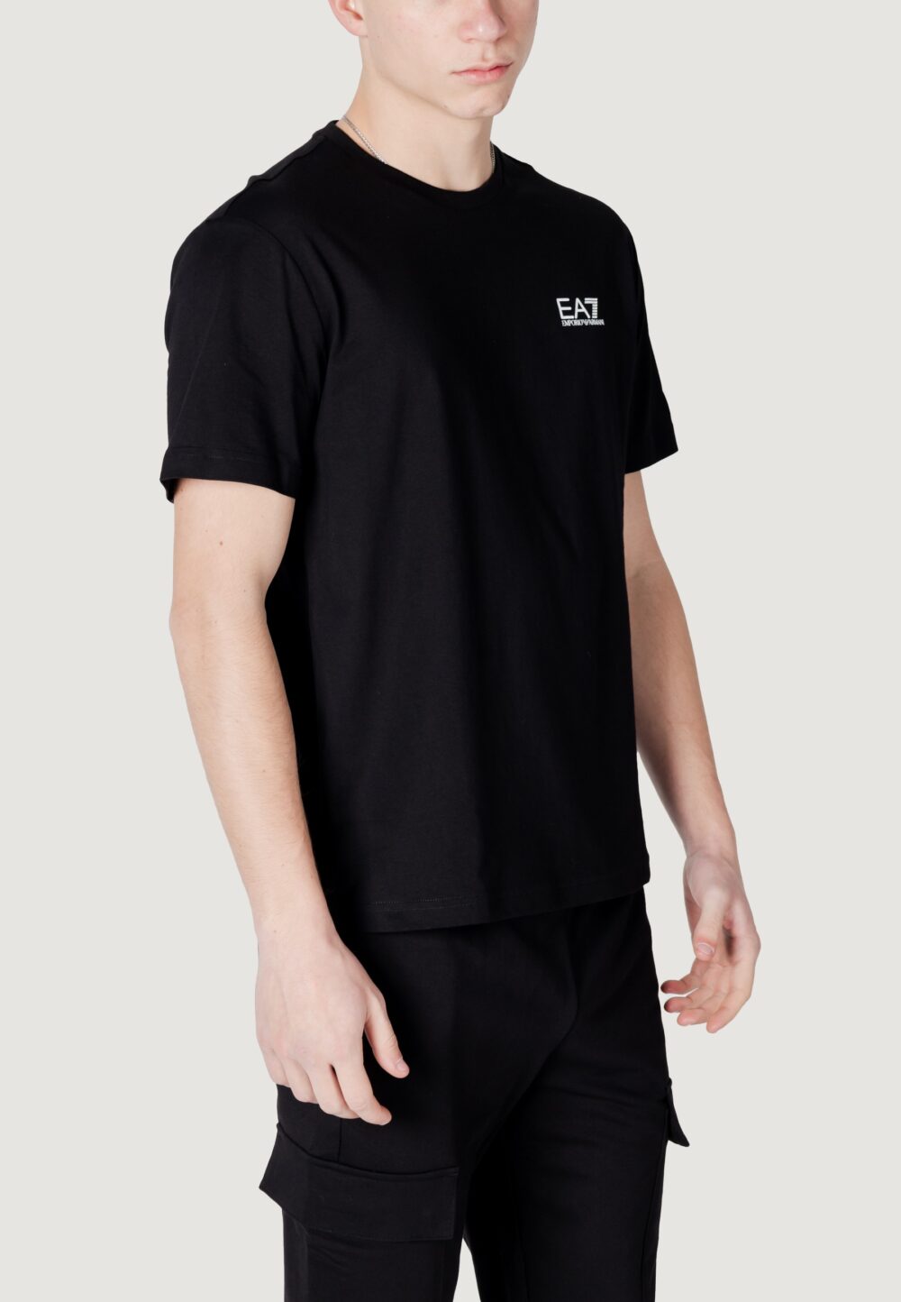 T-shirt EA7 Bianco - Nero - Foto 3