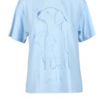 T-shirt Emporio Armani Celeste - Foto 1