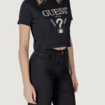 T-shirt Guess Active filanta crop tee Nero - Foto 1