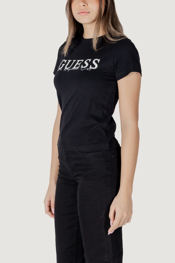 T-shirt Guess Active kamelie cn Nero