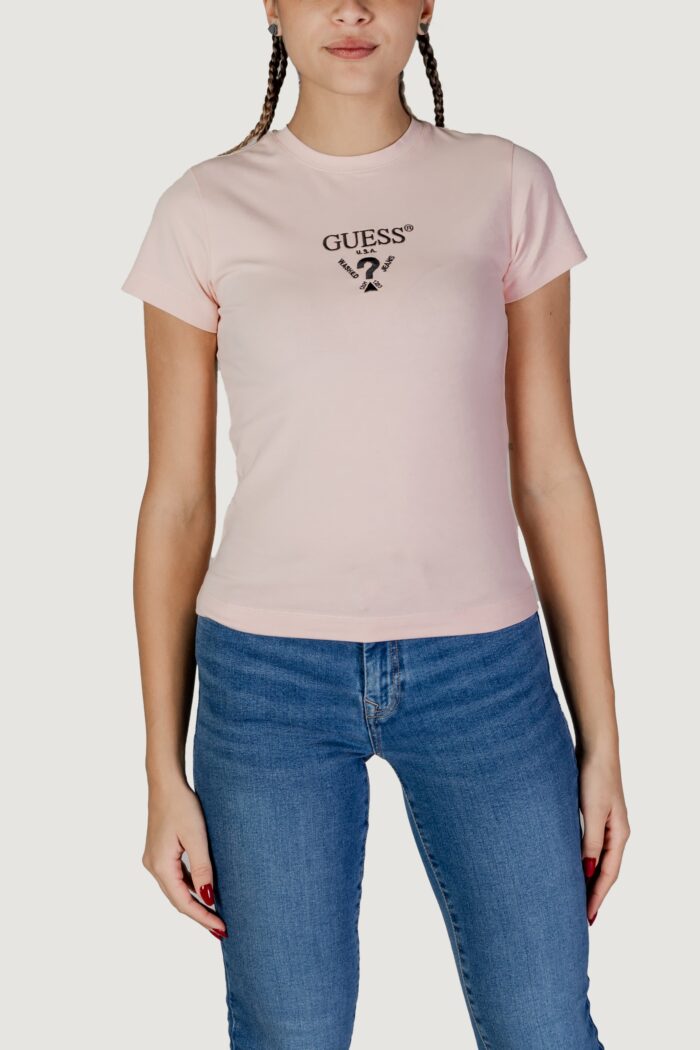 T-shirt Guess Active colette ss tee Rosa