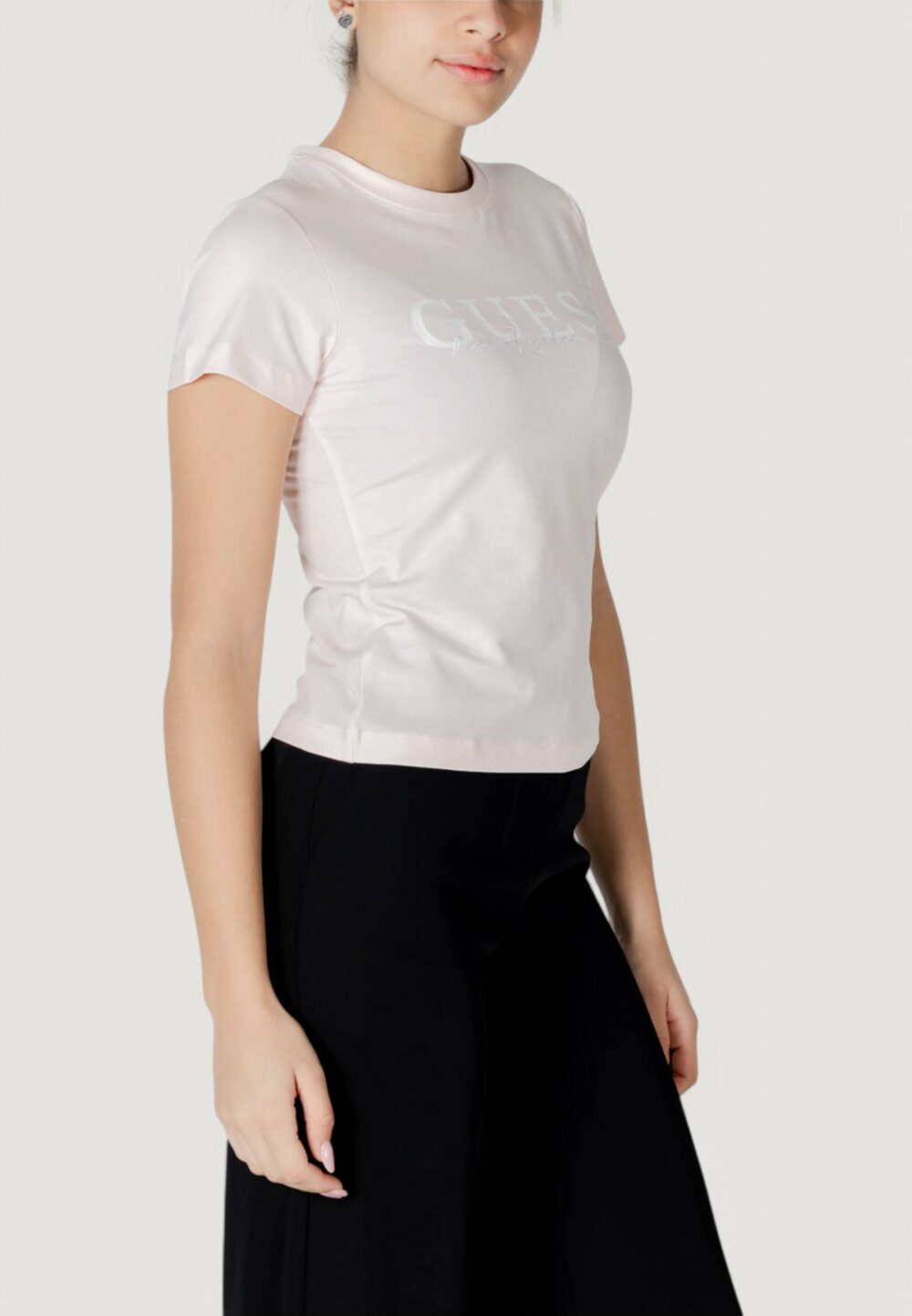 T-shirt Guess Active kamelie cn Rosa - Foto 6